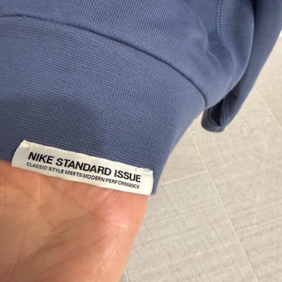 Nike Knicks Dri-fit Standard Issue Blue Ball Logo Crew - NWOT - Picture 5 of 6